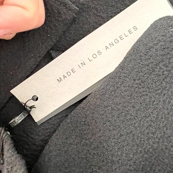 Black Halo black Ruffle collar midi black dress size 2 - Picture 5 of 7